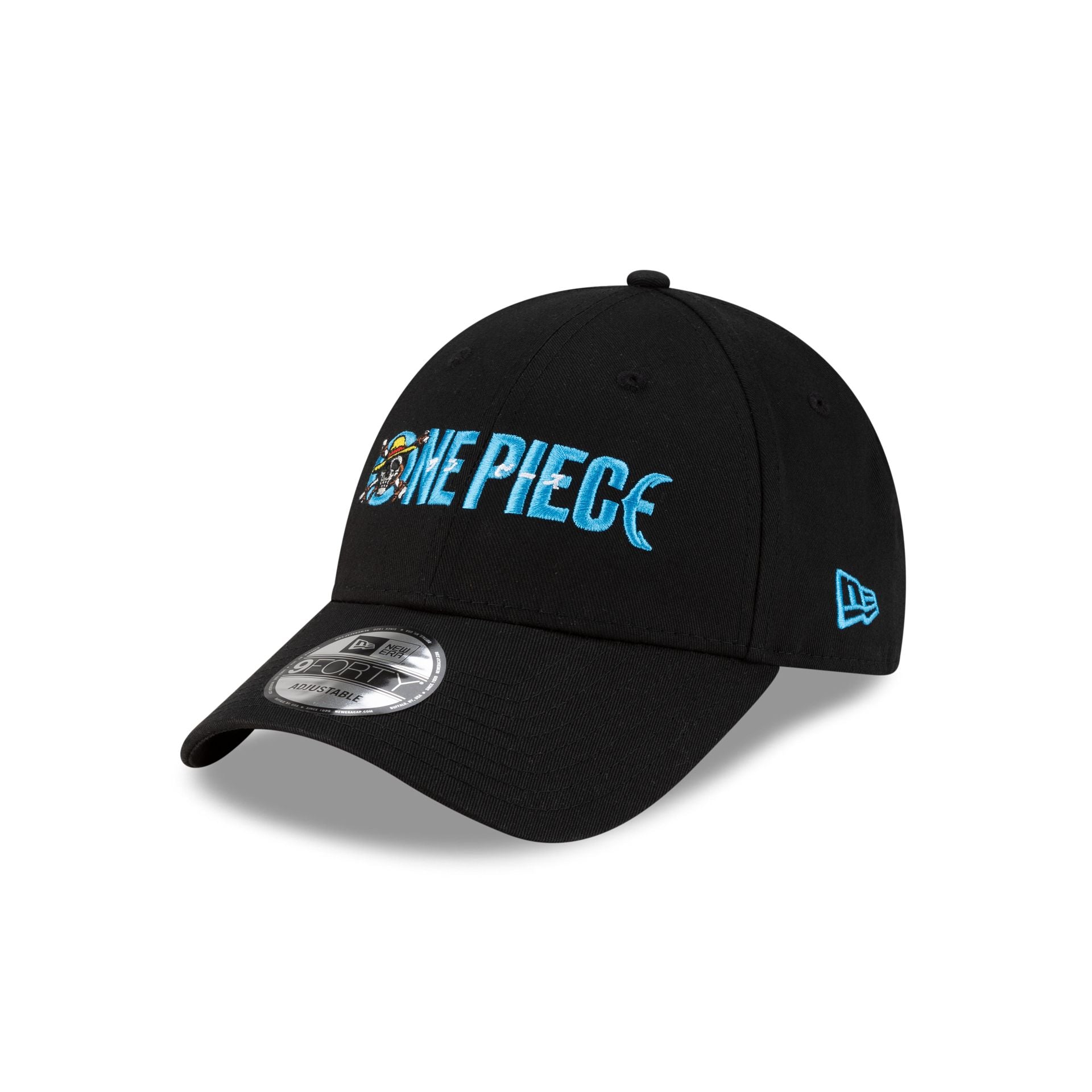 One Piece Black 9FORTY Adjustable Hat