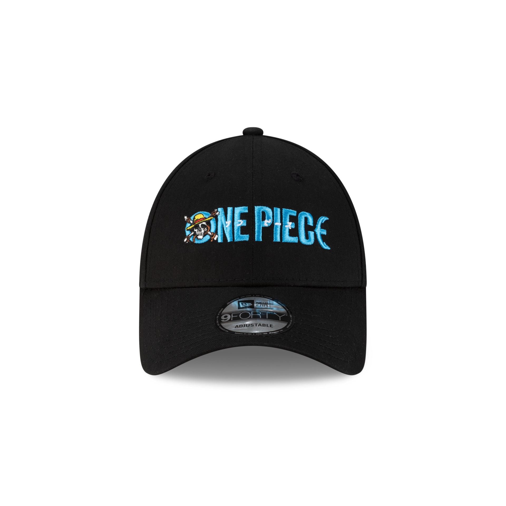 One Piece Black 9FORTY Adjustable Hat