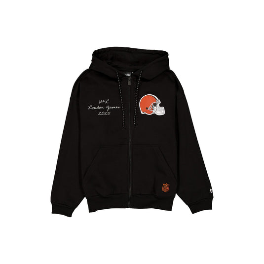 Cleveland Browns London Game Premium Full-Zip Hoodie - New Era Cap