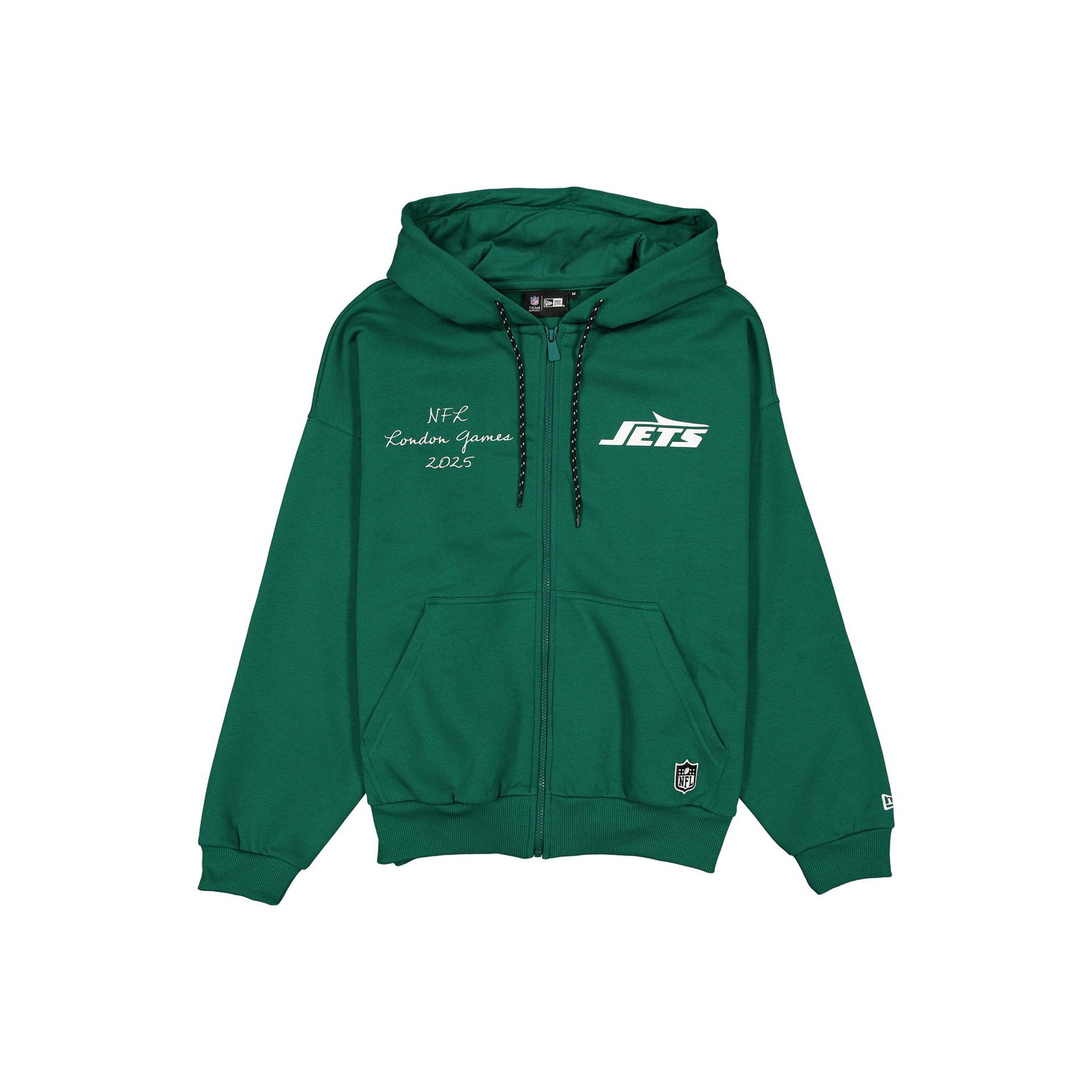 New York Jets London Game Premium Full-Zip Hoodie