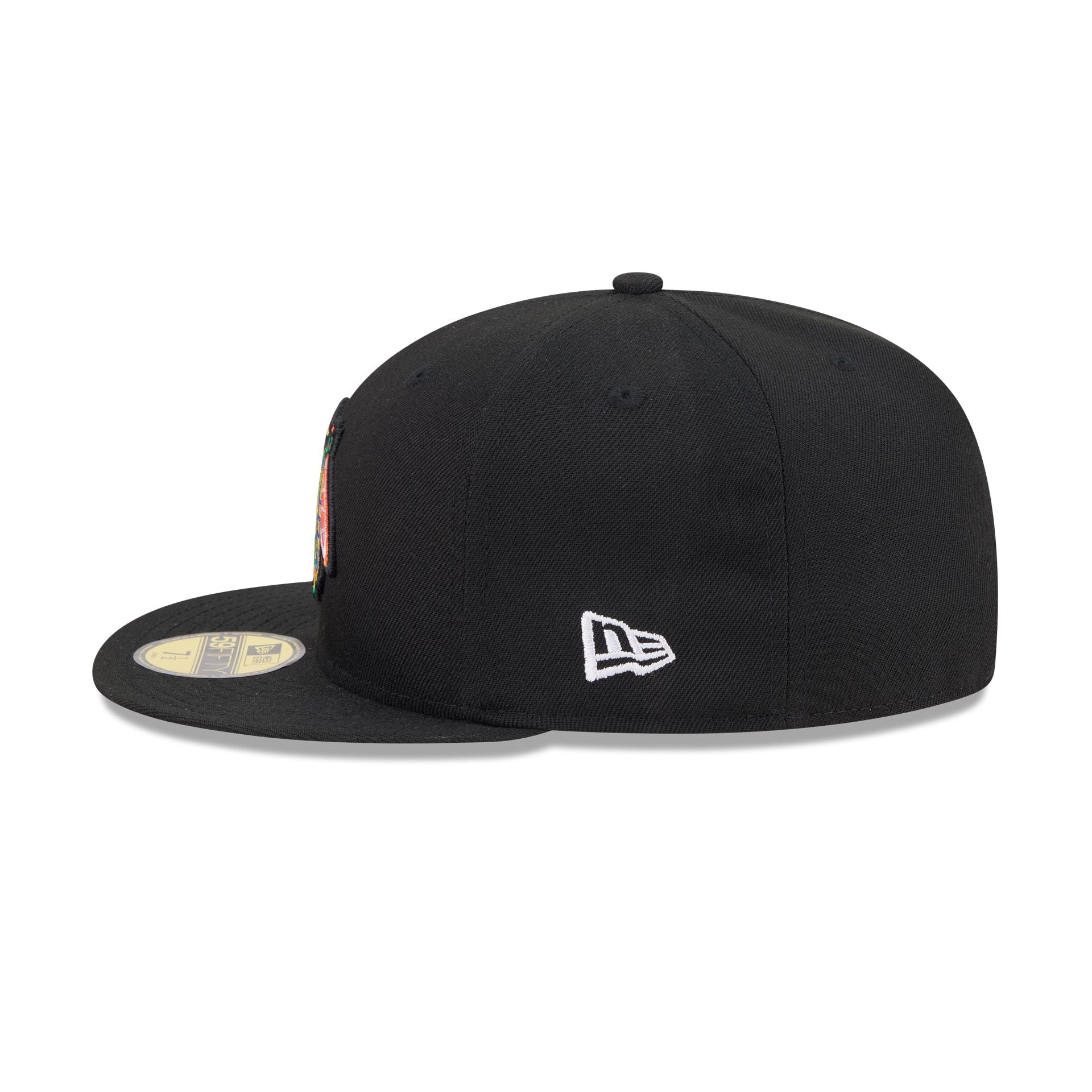 Chicago Blackhawks Rear Wordmark 59FIFTY Fitted Hat