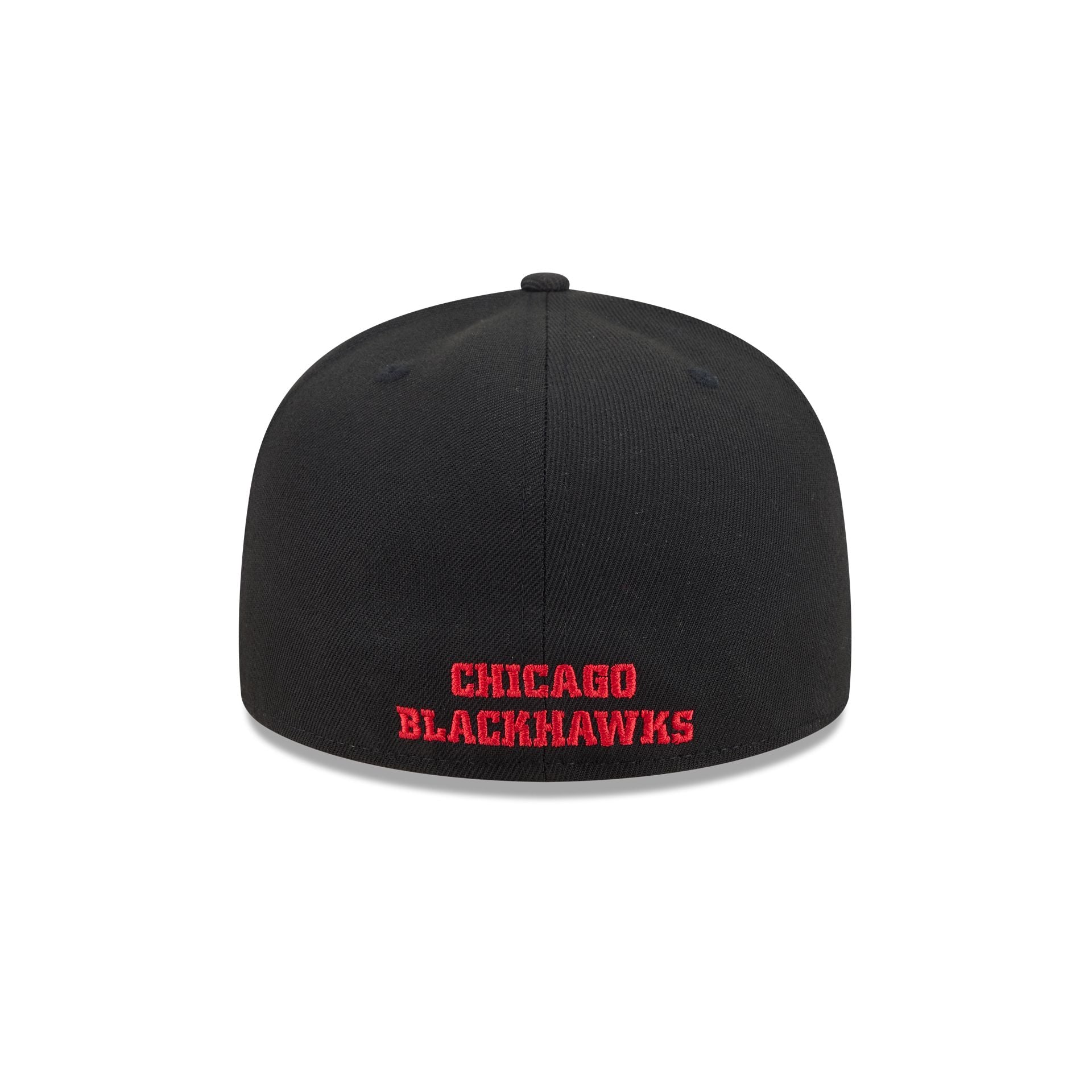 Chicago Blackhawks Rear Wordmark 59FIFTY Fitted Hat