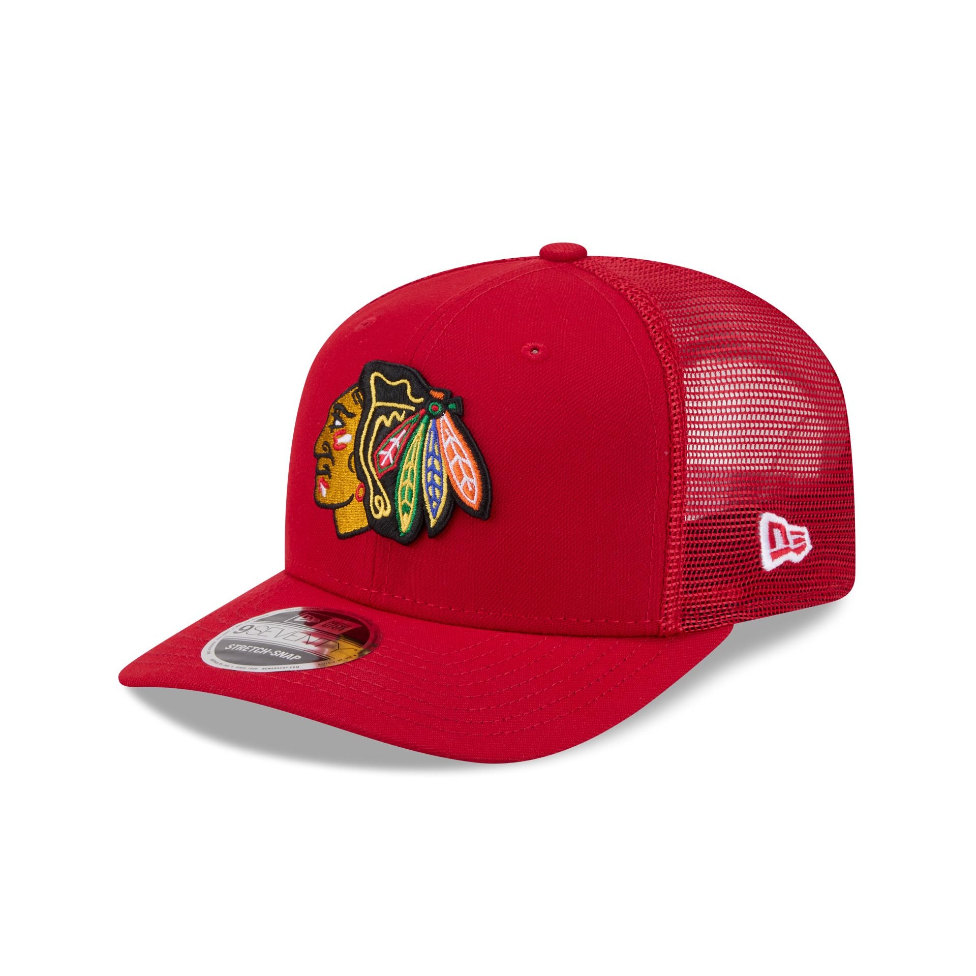 Chicago Blackhawks Simple 9SEVENTY Trucker Hat