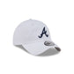 Atlanta Braves White Casual Classic Adjustable Hat