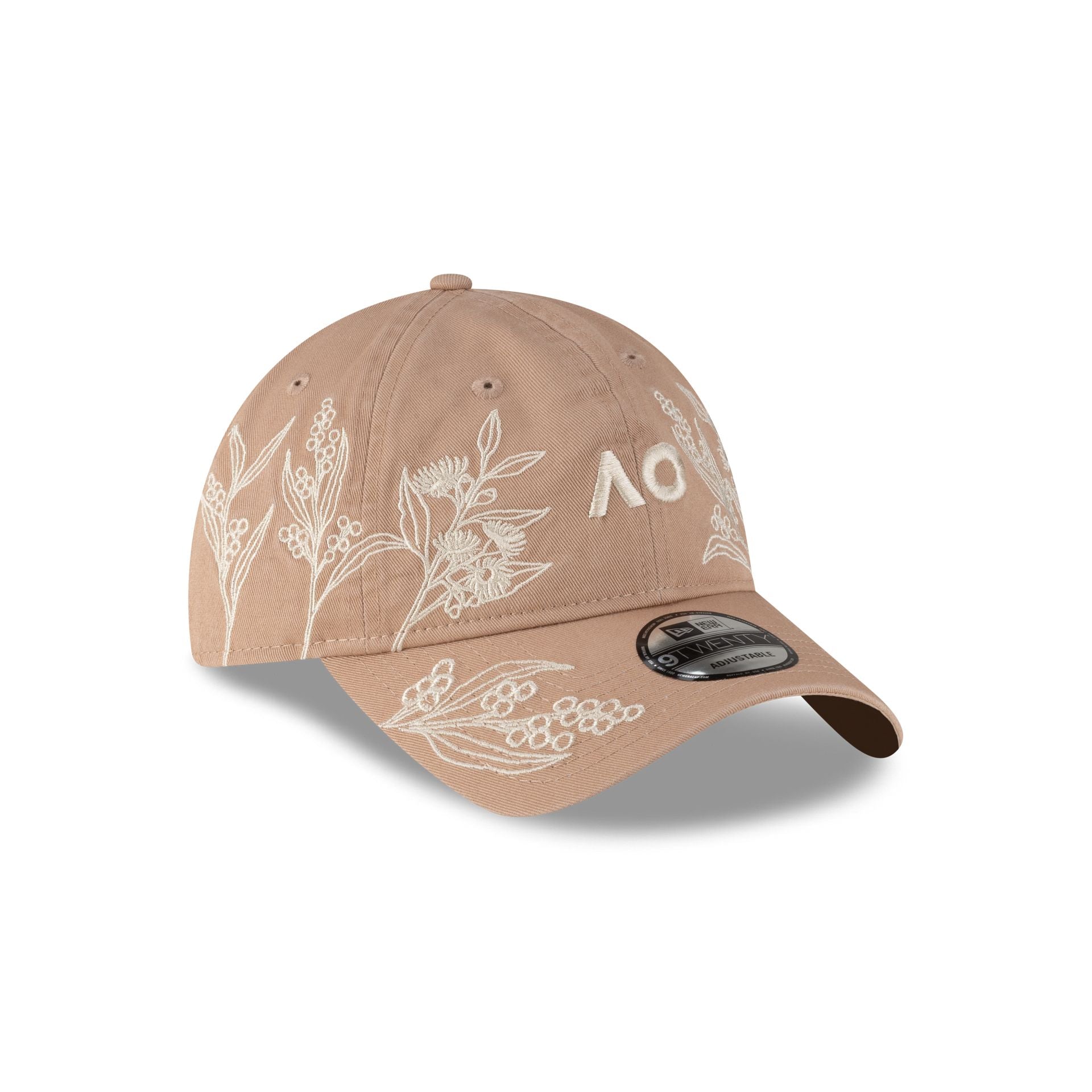 2026 Australian Open Floral Khaki 9TWENTY Adjustable Hat