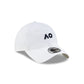 2026 Australian Open Performance Mini Logo White 9TWENTY Adjustable Hat