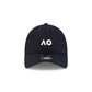 2026 Australian Open Performance Mini Logo Navy 9TWENTY Adjustable Hat