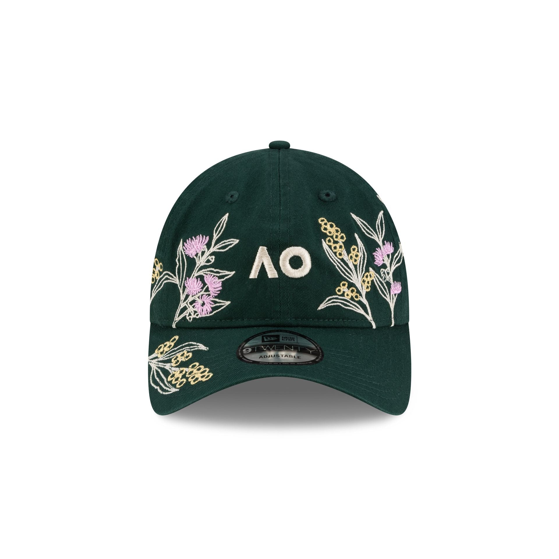 2026 Australian Open Floral Dark Green 9TWENTY Adjustable Hat