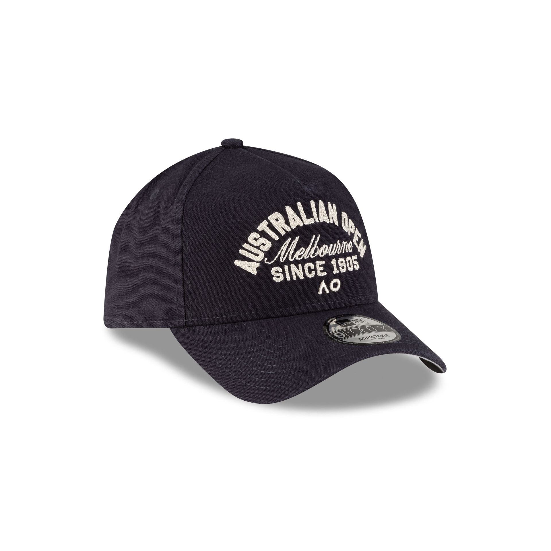 2026 Australian Open Navy Script 9FORTY A-Frame Snapback Hat
