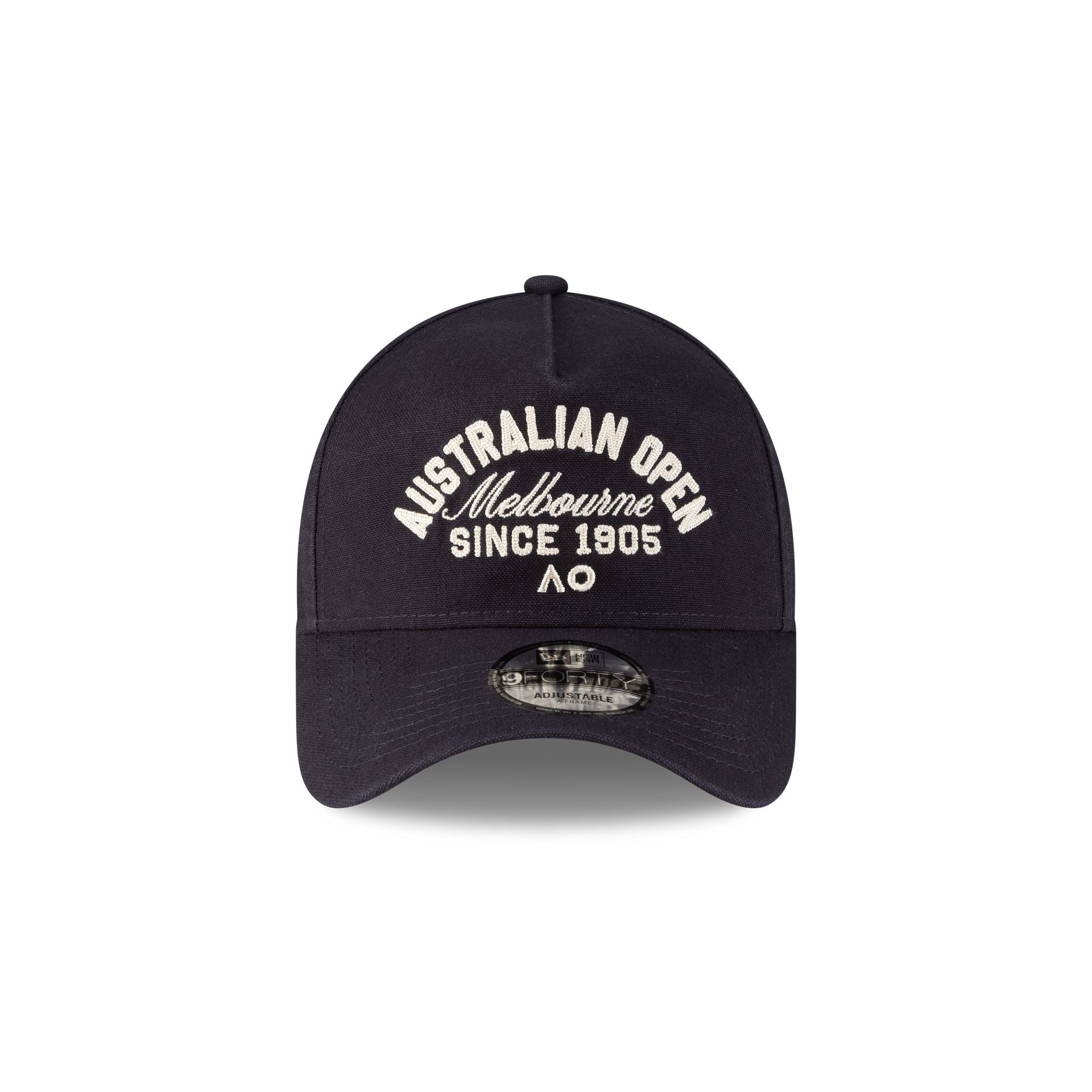 2026 Australian Open Navy Script 9FORTY A-Frame Snapback Hat