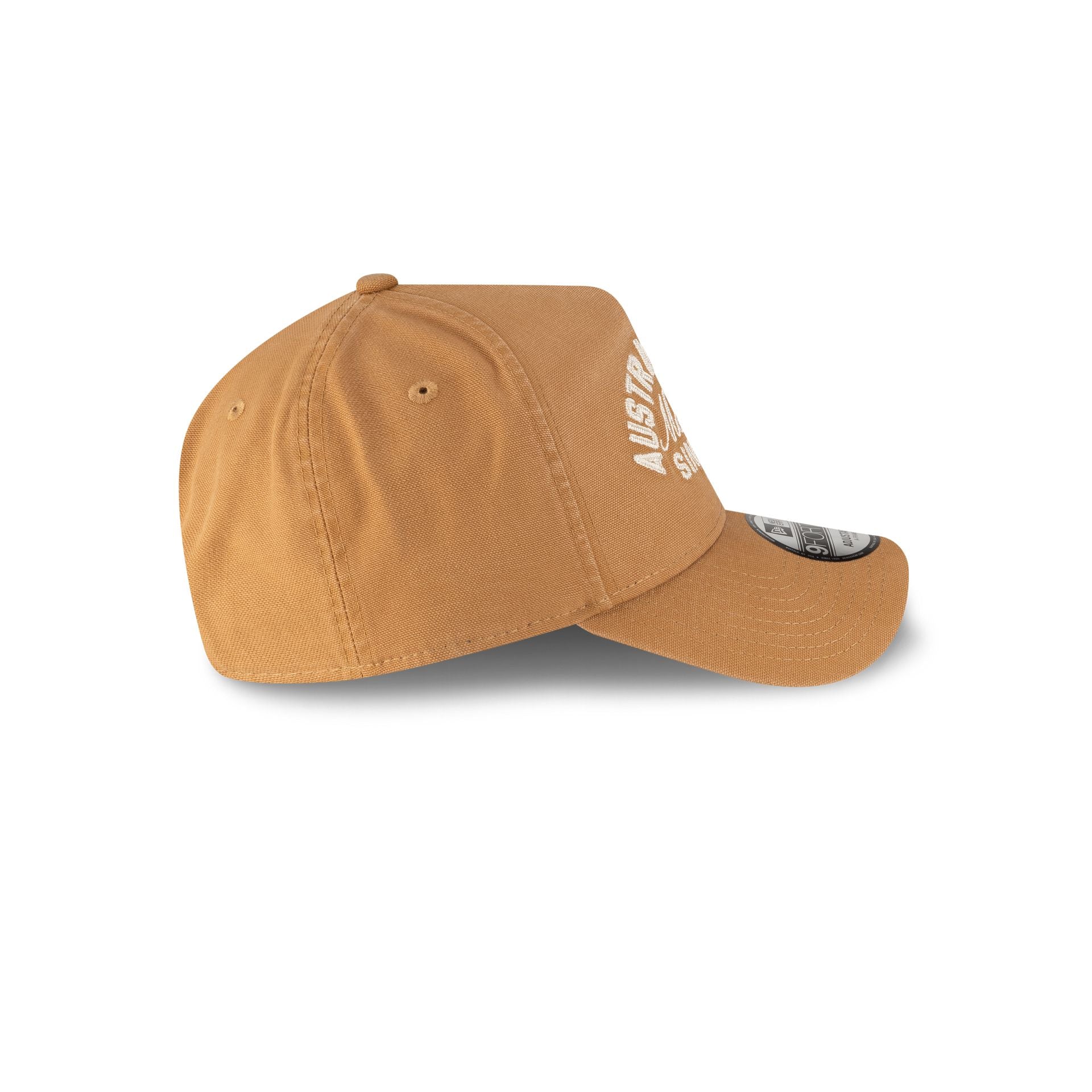 2026 Australian Open Khaki Script 9FORTY A-Frame Snapback Hat
