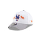 Siegelman Stable x New York Mets Gray Visor 9FORTY A-Frame Snapback Hat
