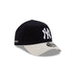 Siegelman Stable x New York Yankees Gray Visor 9FORTY A-Frame Snapback Hat