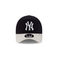 Siegelman Stable x New York Yankees Gray Visor 9FORTY A-Frame Snapback Hat