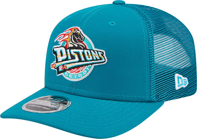 Detroit Pistons 1996-2000 Hardwood Classics 9SEVENTY Trucker Hat