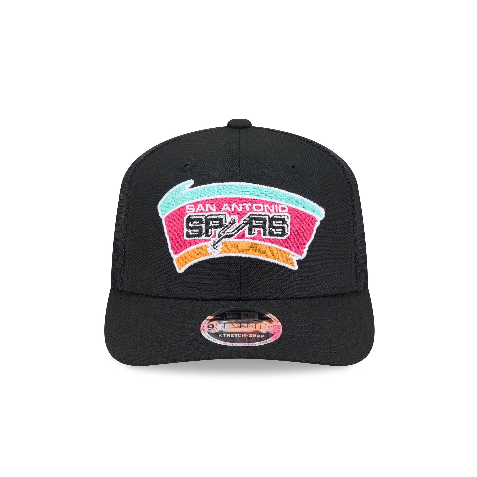 San Antonio Spurs 1989-2001 Hardwood Classics 9SEVENTY Trucker Hat