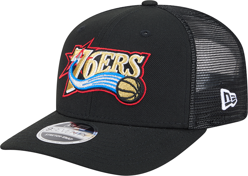 Philadelphia 76ers 1997-2008 Hardwood Classics 9SEVENTY Trucker Hat