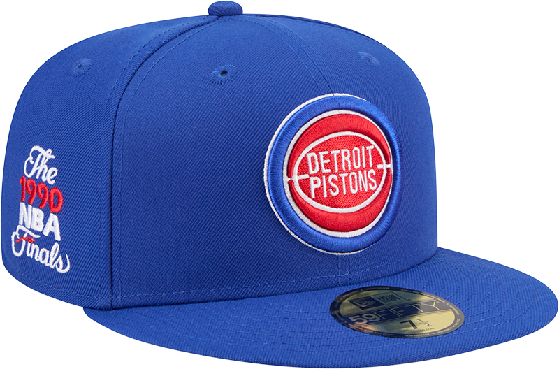 Detroit Pistons 1978-1995 Hardwood Classics Sidepatch 59FIFTY Fitted Hat