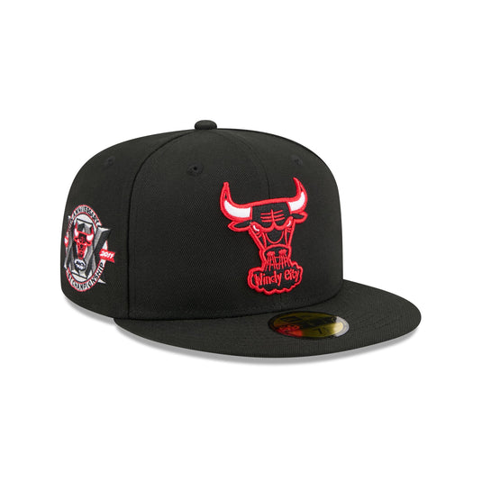 Chicago Bulls 1960-1970 Hardwood Classics Sidepatch 59FIFTY Fitted Hat - New Era Cap