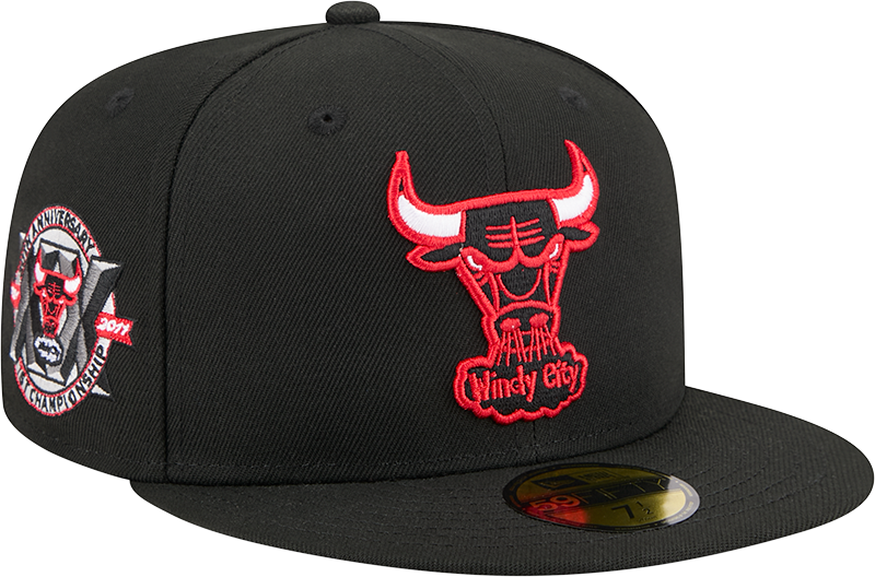 Chicago Bulls 1960-1970 Hardwood Classics Sidepatch 59FIFTY Fitted Hat