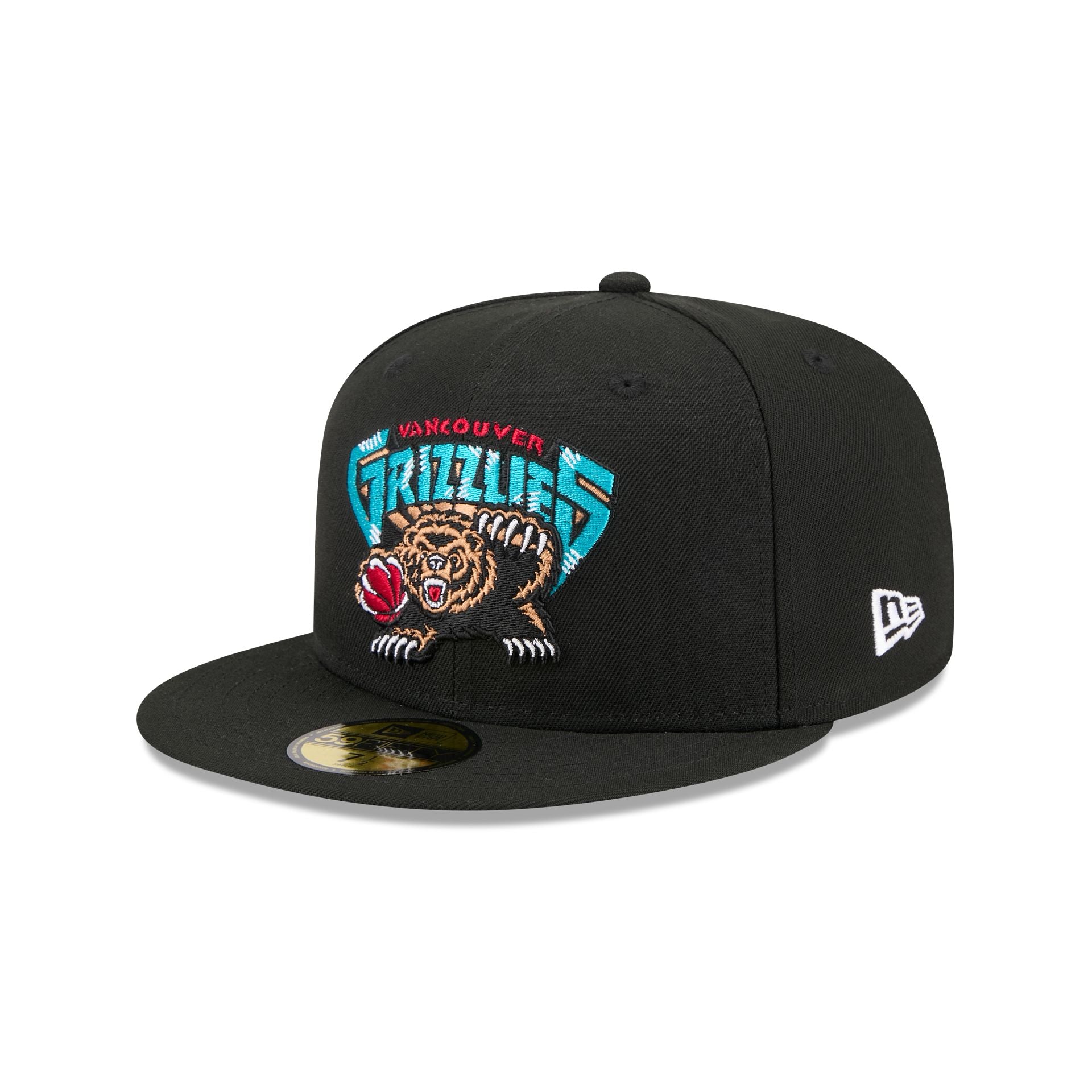 Vancouver Grizzlies 1995-2001 Hardwood Classics Sidepatch 59FIFTY Fitted Hat