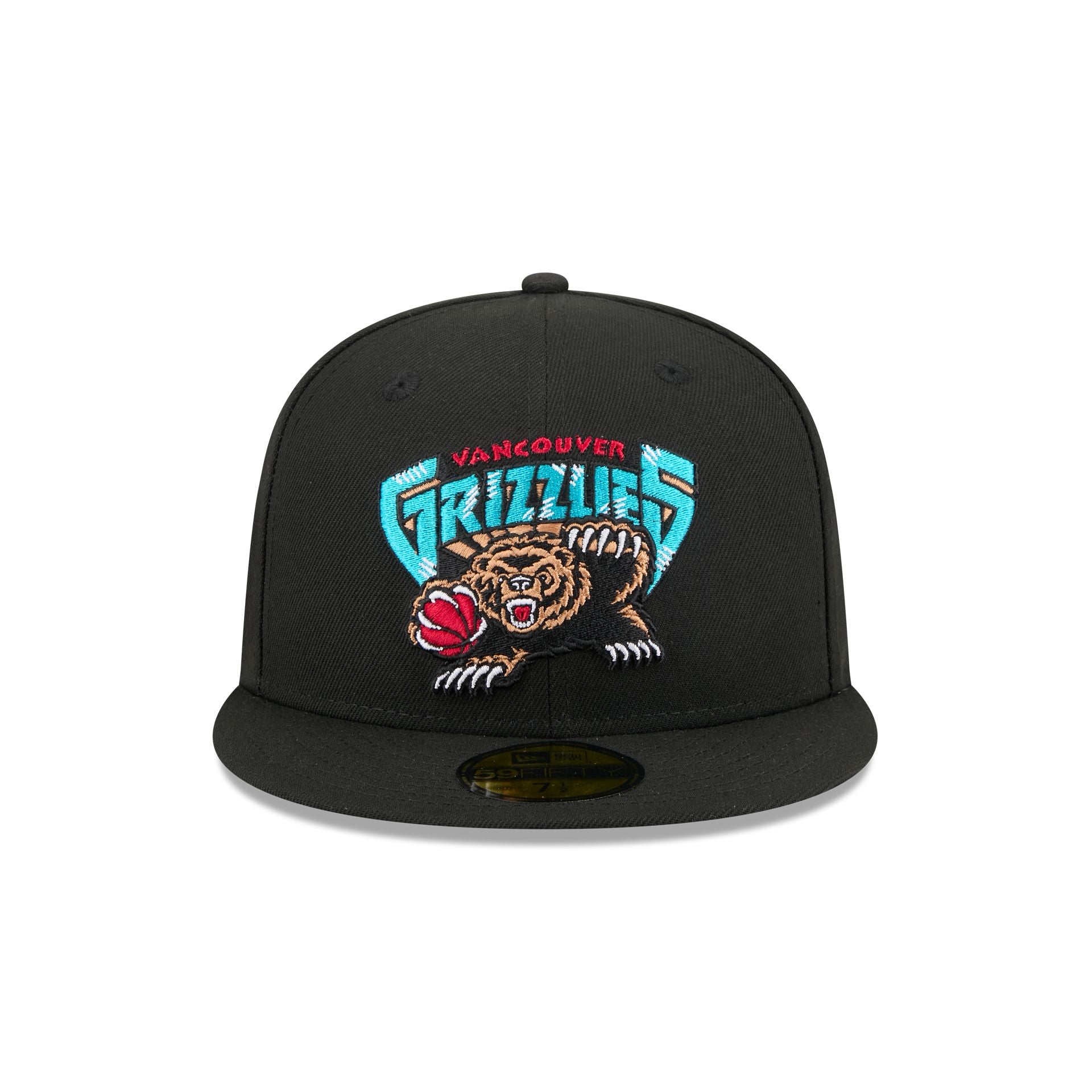 Vancouver Grizzlies 1995-2001 Hardwood Classics Sidepatch 59FIFTY Fitted Hat
