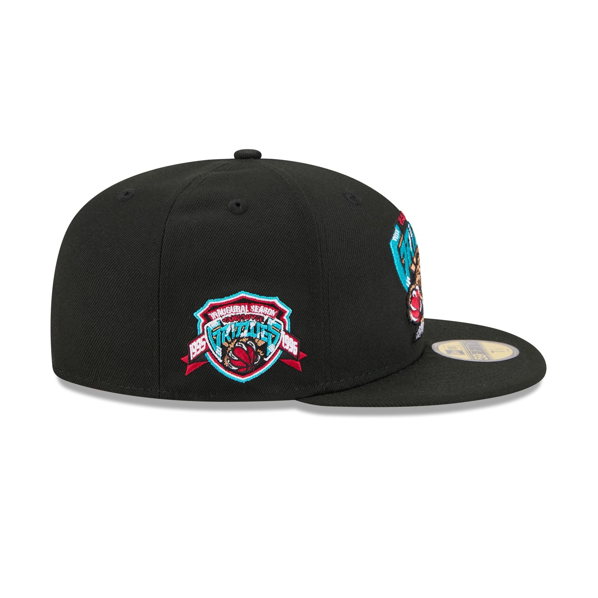 Vancouver Grizzlies 1995-2001 Hardwood Classics Sidepatch 59FIFTY Fitted Hat