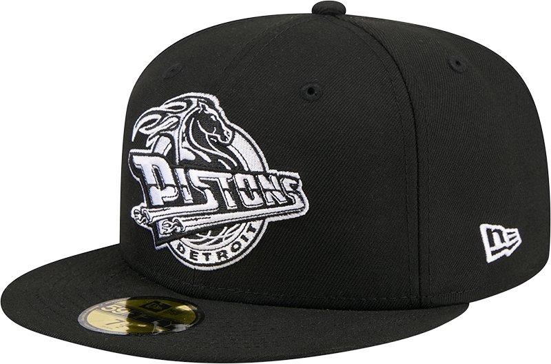 Detroit Pistons 1996-2000 Hardwood Classics Black 59FIFTY Fitted Hat