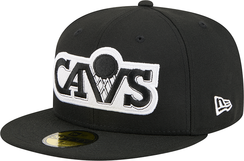 Cleveland Cavaliers 1983-1993 Hardwood Classics Black 59FIFTY Fitted Hat