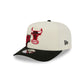 Chicago Bulls 1960-1970 Hardwood Classics Chrome White 9FIFTY A-Frame Snapback Hat