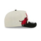 Chicago Bulls 1960-1970 Hardwood Classics Chrome White 9FIFTY A-Frame Snapback Hat
