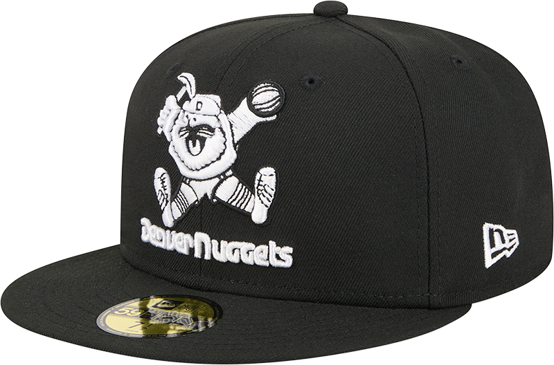 Denver Nuggets 1974-1981 Hardwood Classics Black 59FIFTY Fitted Hat