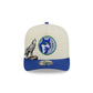 Minnesota Timberwolves 1989-1995 Hardwood Classics Chrome White 9FIFTY A-Frame Snapback Hat