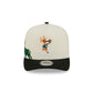 Milwaukee Bucks 1968-1992 Hardwood Classics Chrome White 9FIFTY A-Frame Snapback Hat