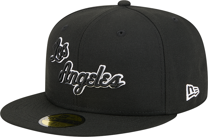 Los Angeles Lakers 1960-1965 Hardwood Classics Black 59FIFTY Fitted Hat