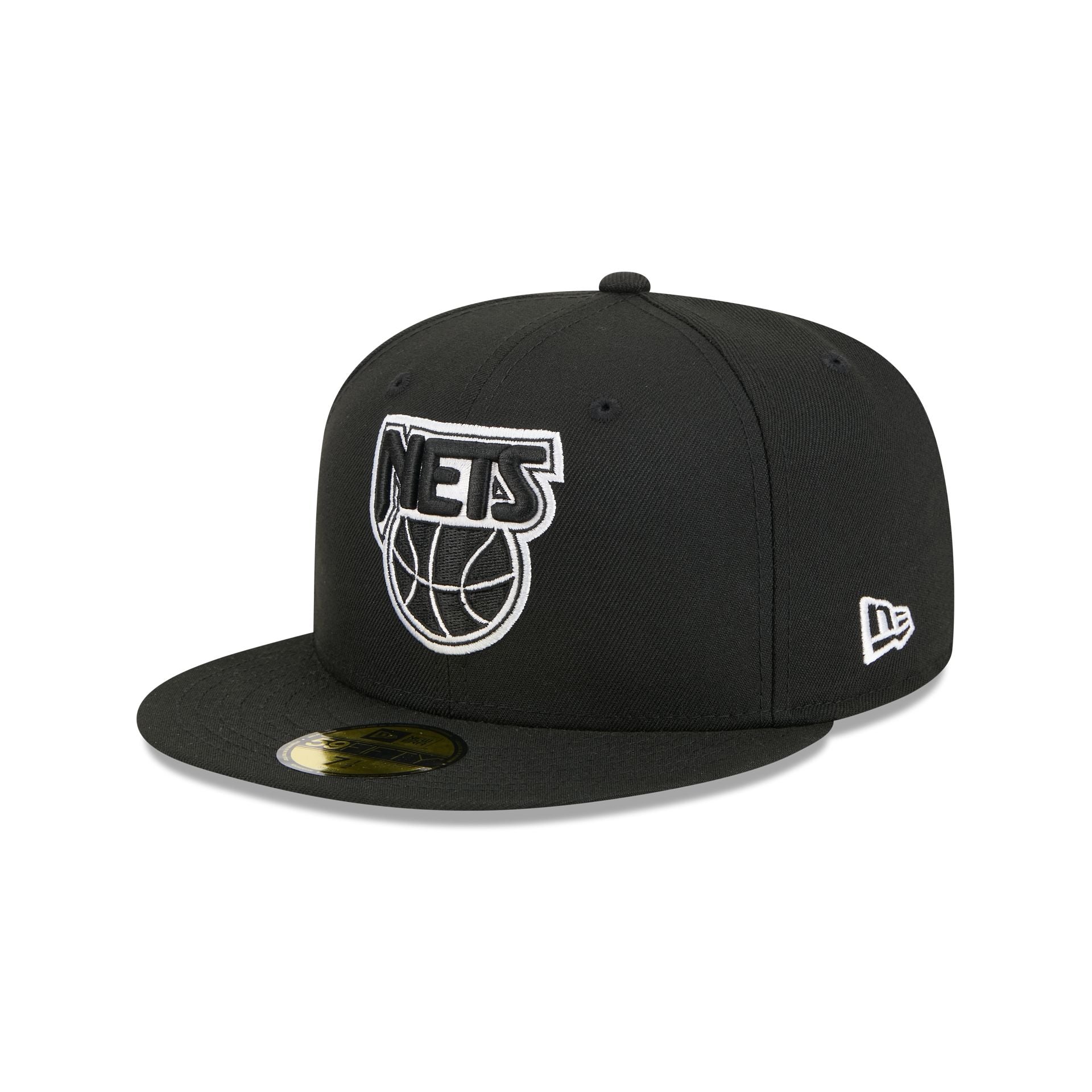 New Jersey Nets 1990-1996 Hardwood Classics Black 59FIFTY Fitted Hat