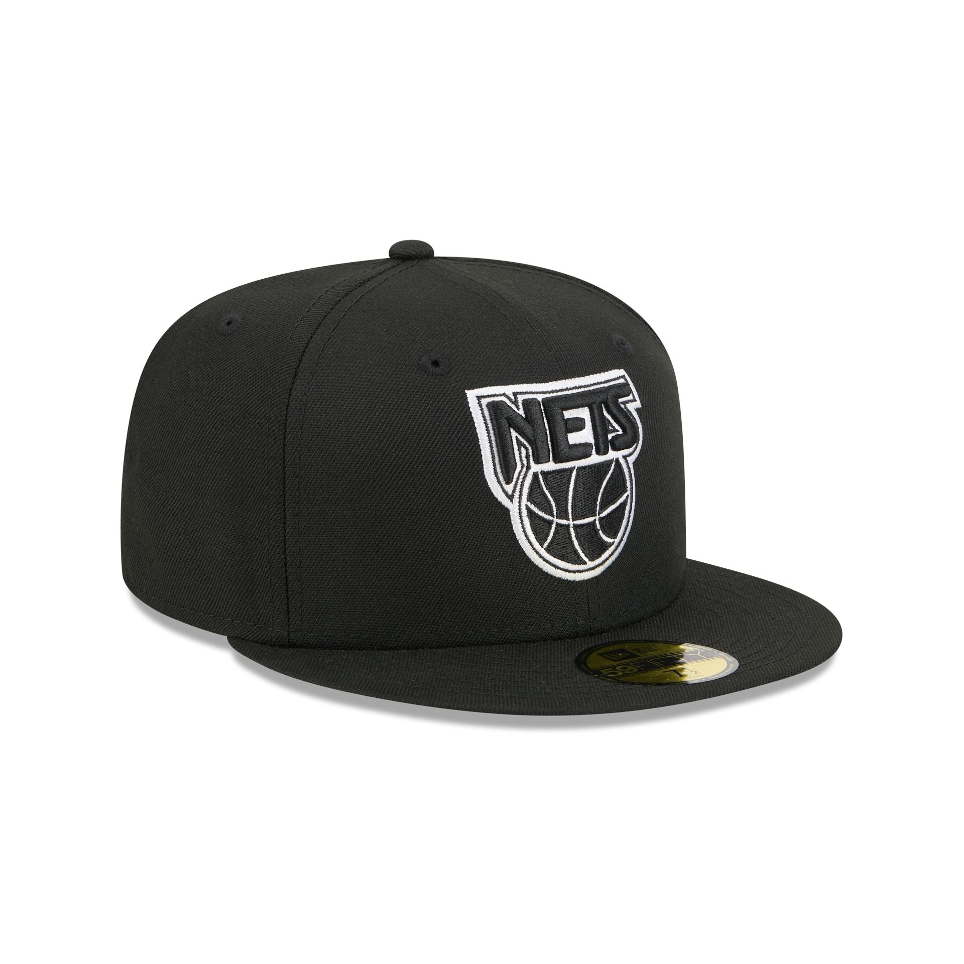 New Jersey Nets 1990-1996 Hardwood Classics Black 59FIFTY Fitted Hat