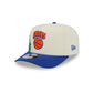 New York Knicks 1946-1963 Hardwood Classics Chrome White 9FIFTY A-Frame Snapback Hat