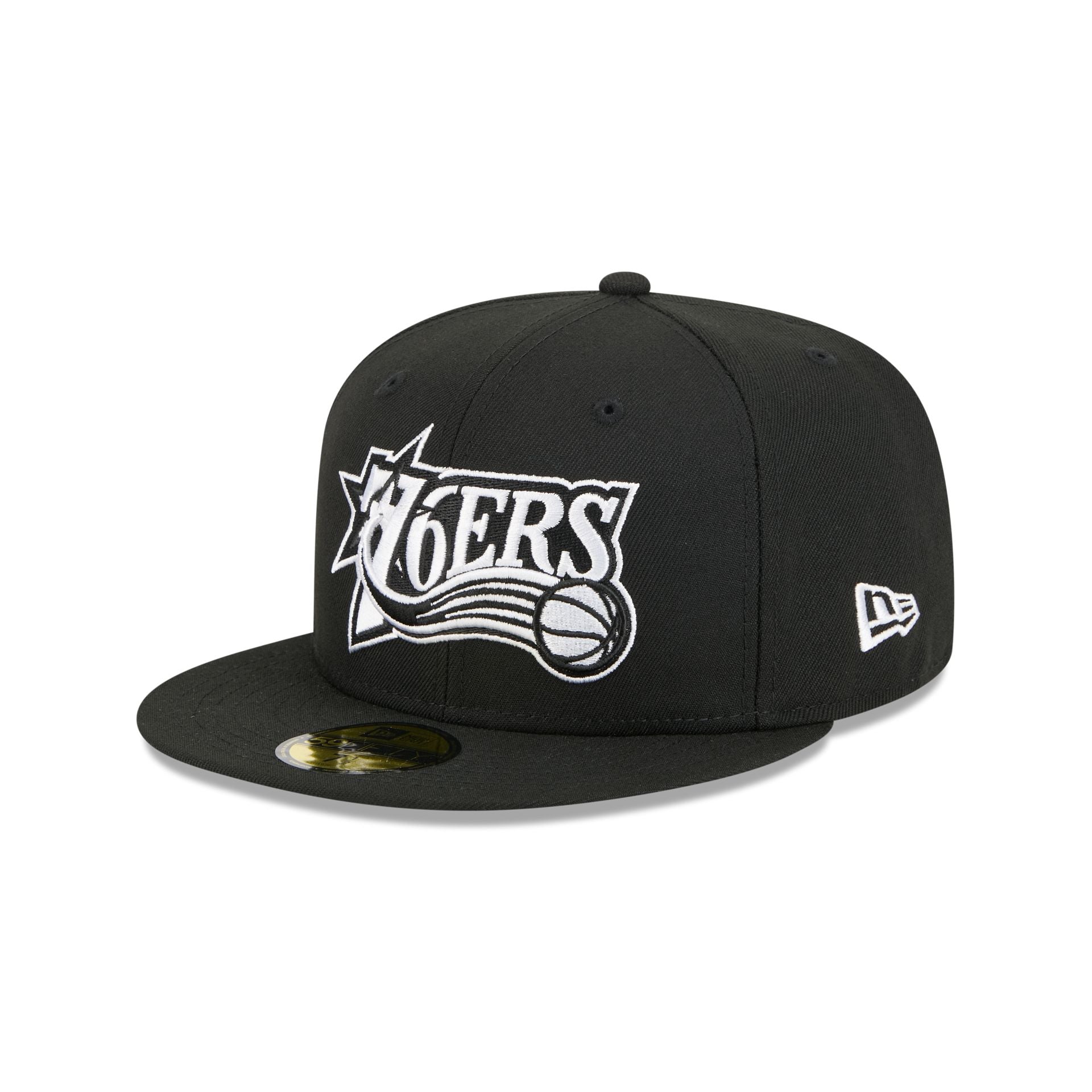Philadelphia 76ers 1997-2008 Hardwood Classics Black 59FIFTY Fitted Hat