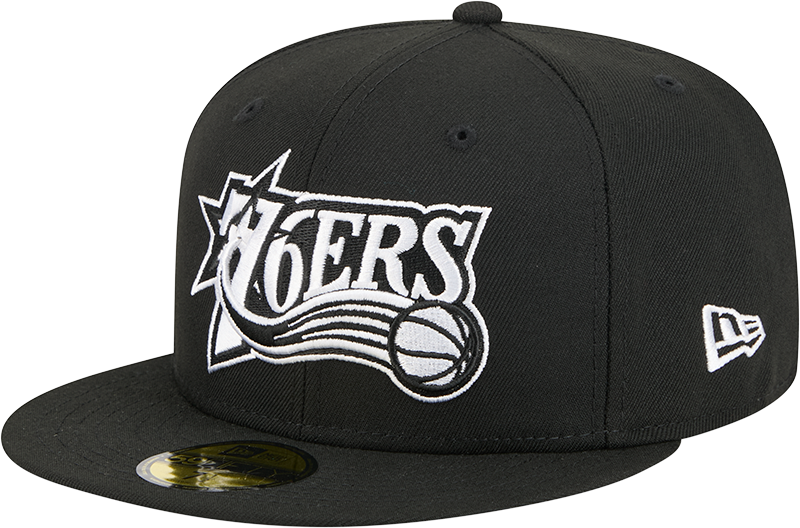 Philadelphia 76ers 1997-2008 Hardwood Classics Black 59FIFTY Fitted Hat