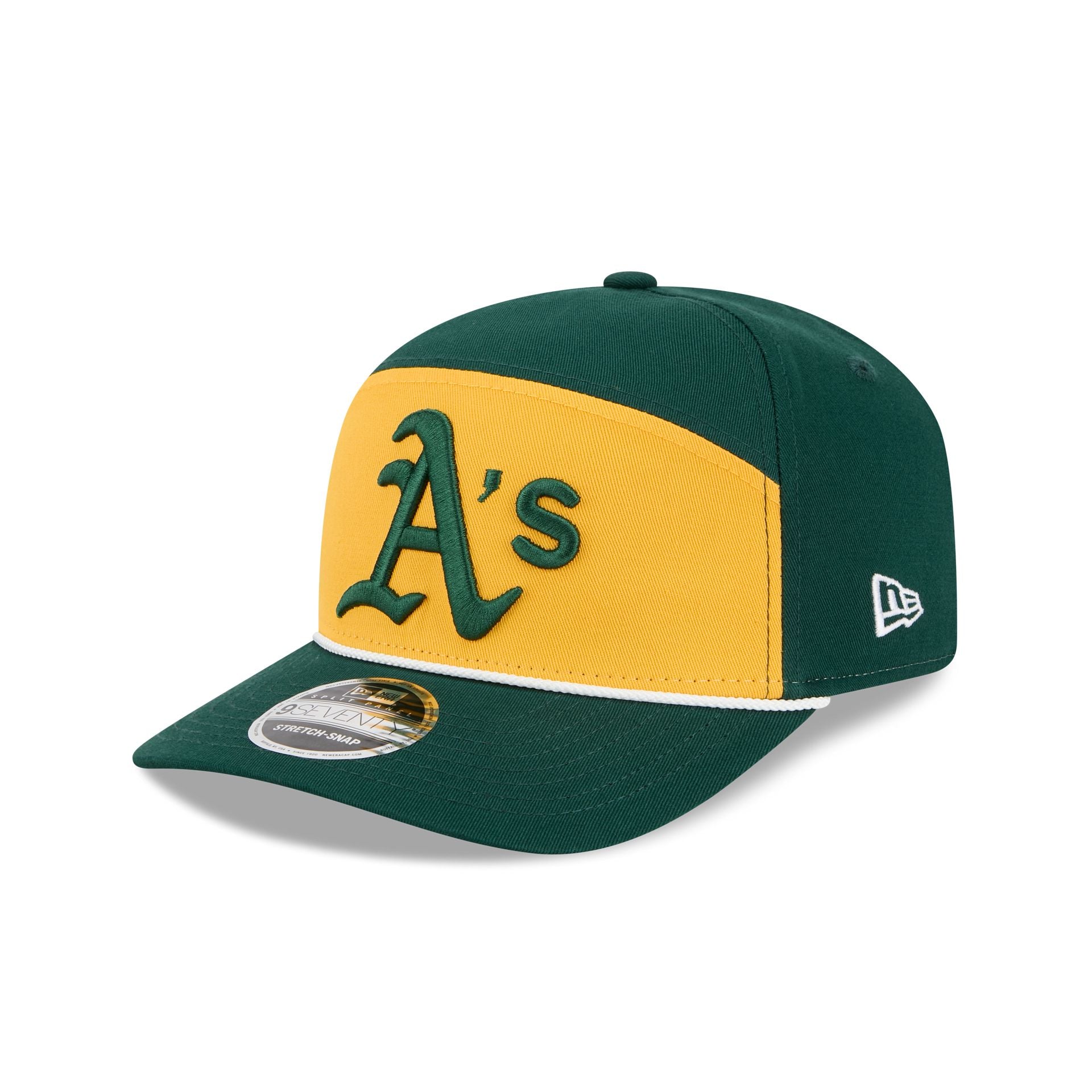 Athletics Split Panel 9SEVENTY Stretch-Snap Hat – New Era Cap