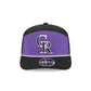 Colorado Rockies Split Panel 9SEVENTY Stretch-Snap Hat