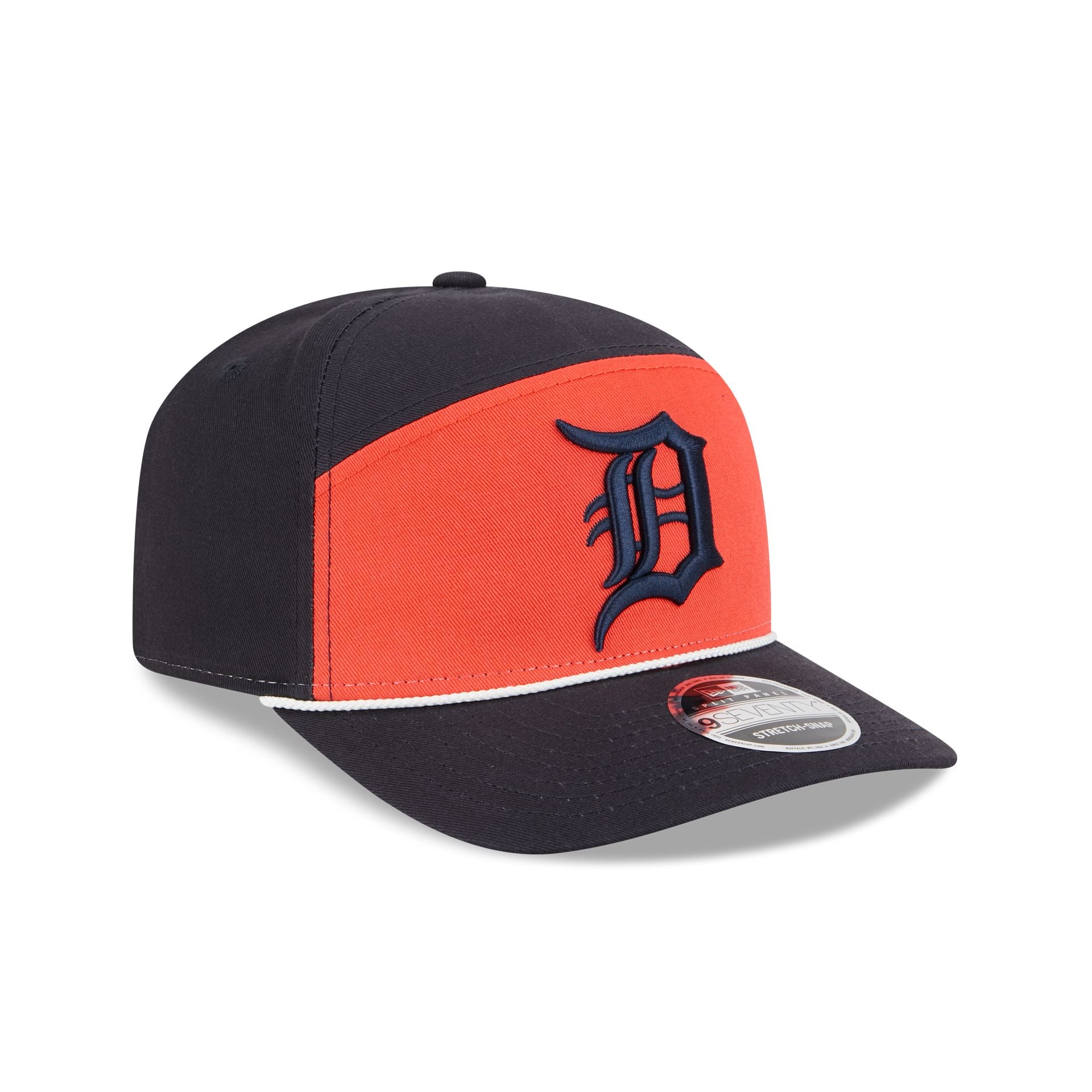 Detroit Tigers Split Panel 9SEVENTY Stretch-Snap Hat