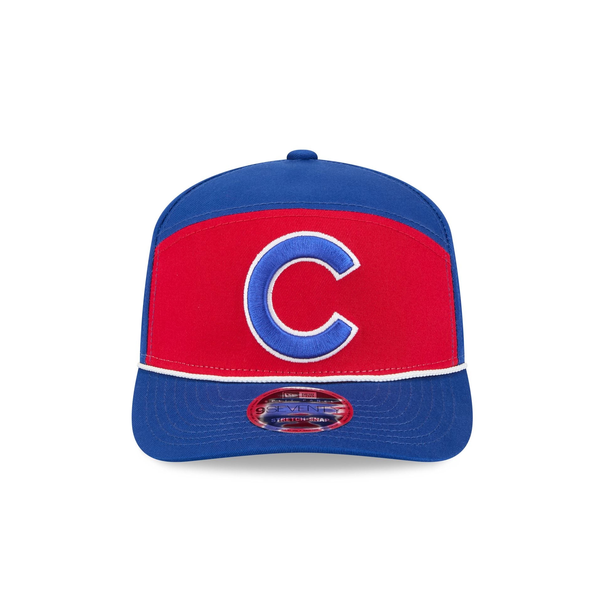 Chicago Cubs Split Panel 9SEVENTY Stretch-Snap Hat