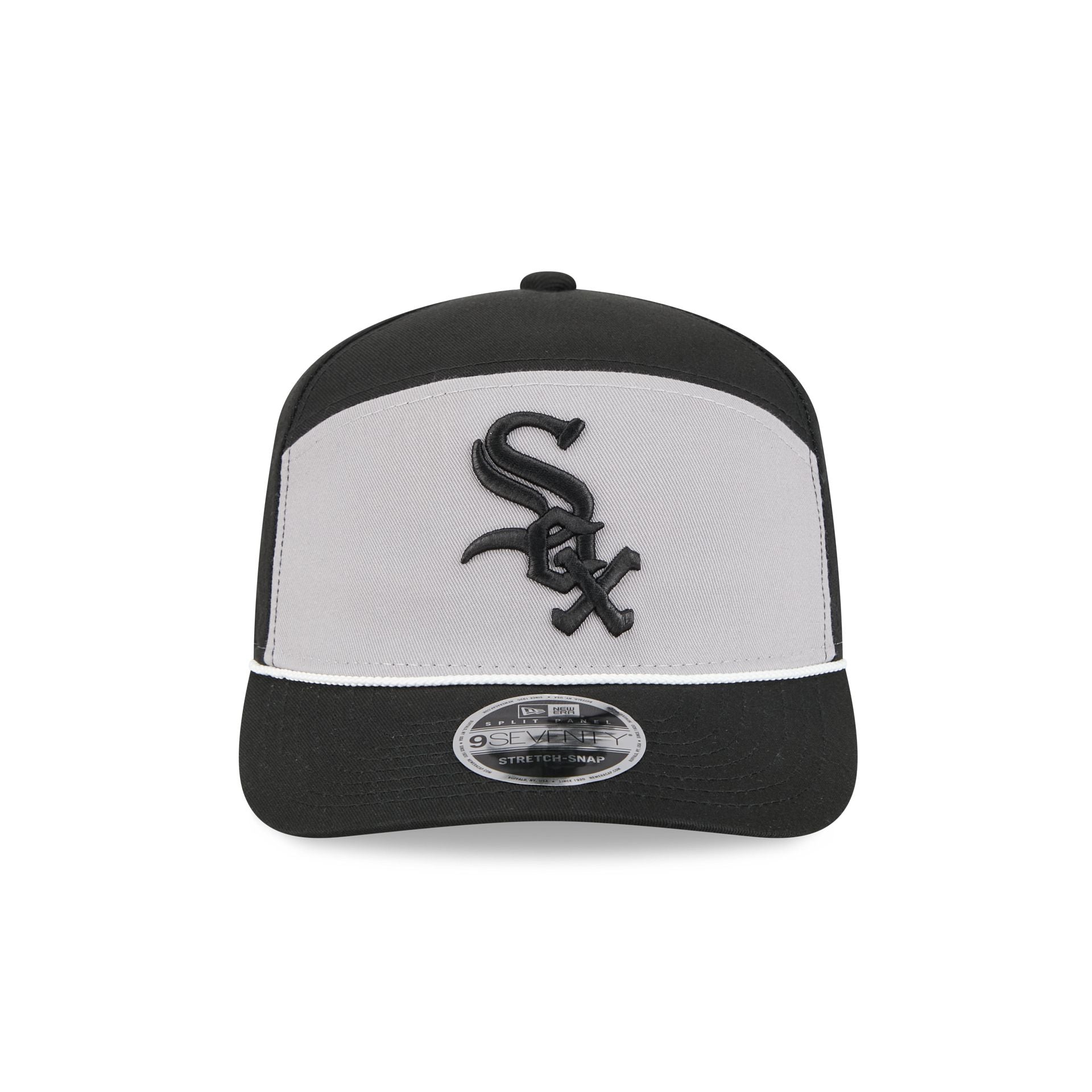 Chicago White Sox Split Panel 9SEVENTY Stretch-Snap Hat