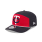 Minnesota Twins Split Panel 9SEVENTY Stretch-Snap Hat