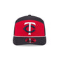 Minnesota Twins Split Panel 9SEVENTY Stretch-Snap Hat