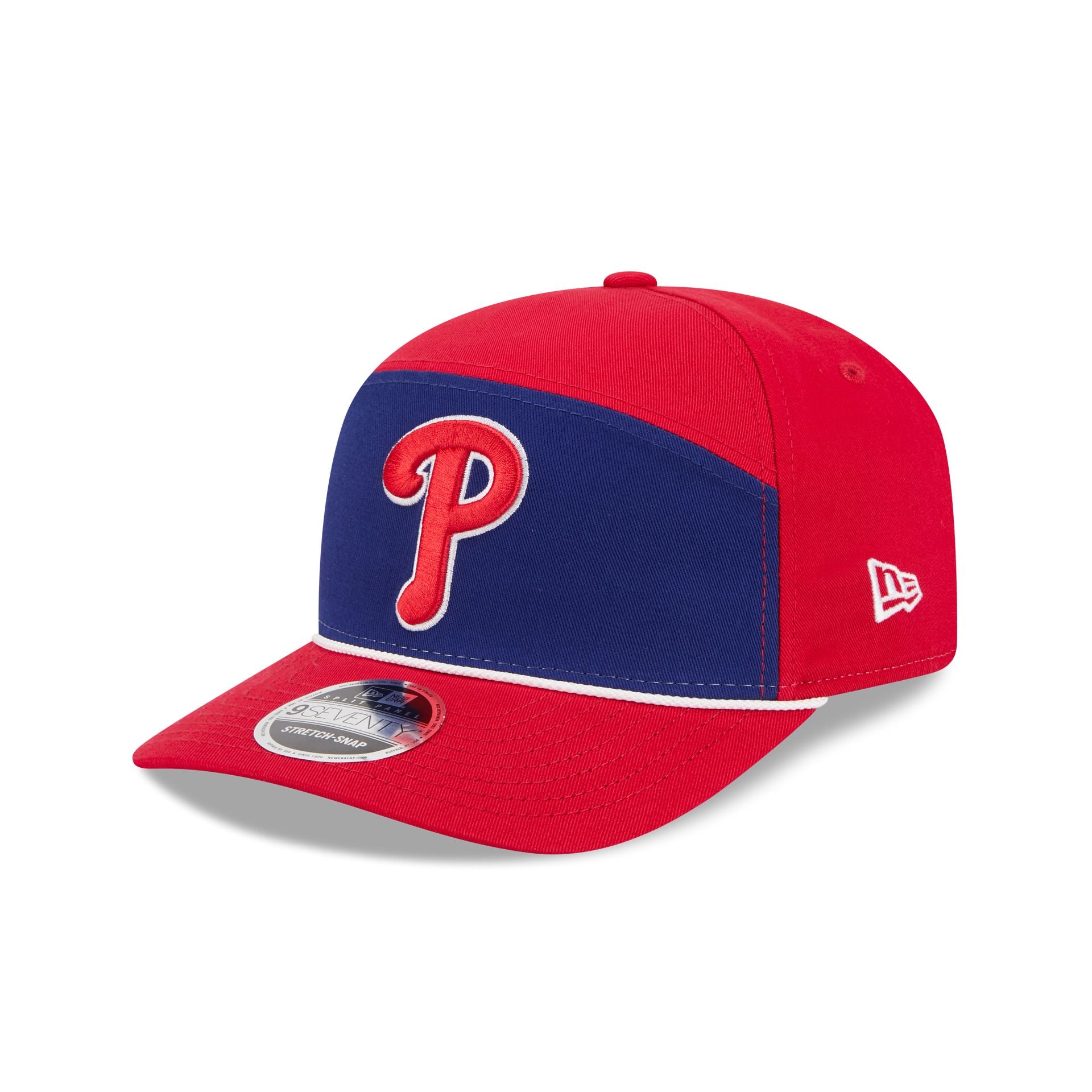 Philadelphia Phillies Split Panel 9SEVENTY Stretch-Snap Hat