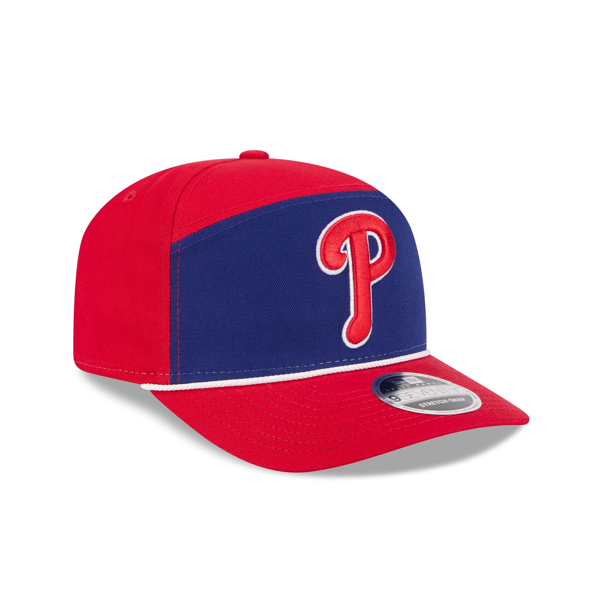 Philadelphia Phillies Split Panel 9SEVENTY Stretch-Snap Hat