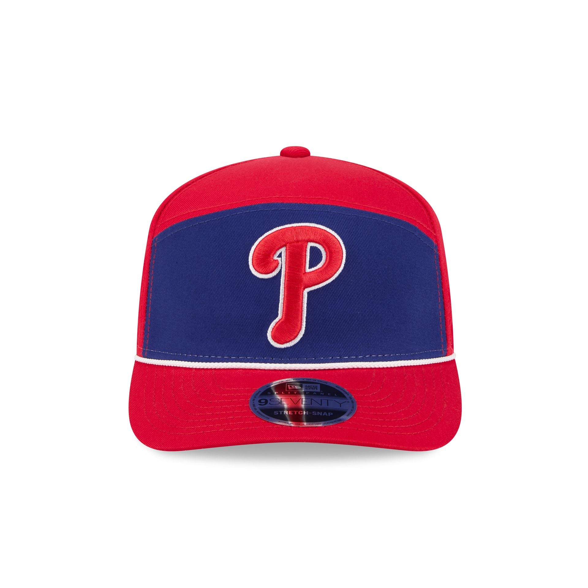 Philadelphia Phillies Split Panel 9SEVENTY Stretch-Snap Hat